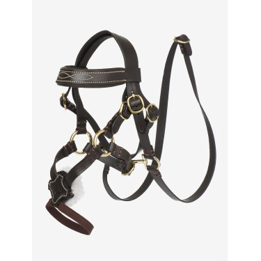 LeMieux Toy Pony hoofdstel met Mexicaanse neusriem Bruin