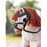 LeMieux Toy Pony hoofdstel met Mexicaanse neusriem Bruin