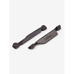 Oeillères de bridon LeMieux en cuir Bruin