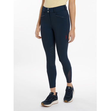 Pantalon d'équitation à basanes silicone Imogen Marine Marineblauw