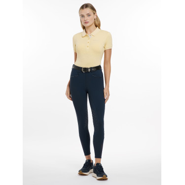 Pantalon d'équitation à basanes silicone Imogen Marine Marineblauw