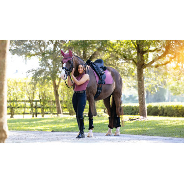 Tapis de dressage LeMieux Essence Square Rozenhout