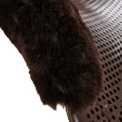 Acavallo Dri-lex Gel schokdemper schapenwol Bruin / bruin schaap