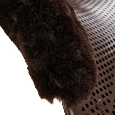 Acavallo Dri-lex Gel schokdemper schapenwol Bruin / bruin schaap