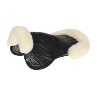 Schokdemper Acavallo Just Gel Lamsvel Zwart / natuurlijk schapenwol