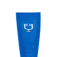 Technische rekbare sokken met Italiaanse vlag Equestro Blauw van Savoye