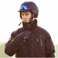 Lichte halsbeschermer voor de zomer Finn-Tack Pro Zwart Lichte halsbeschermer voor de zomer Finn-Tack Pro Zwart