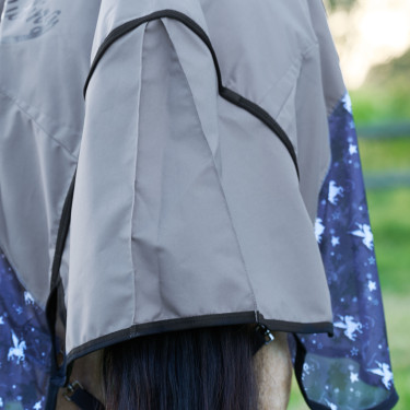 Vliegendeken en regendeken Imperial Riding Super-dry AOP Grijze pixie dust AOP Vliegendeken en regendeken Imperial Riding Super-dry AOP Grijze pixie dust AOP