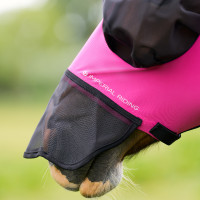 Vliegenmasker met neus Imperial Riding Trail ride Roze Vliegenmasker met neus Imperial Riding Trail ride Roze