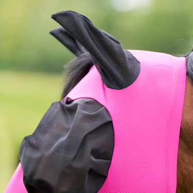 Vliegenmasker met neus Imperial Riding Trail ride Roze Vliegenmasker met neus Imperial Riding Trail ride Roze