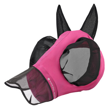 Vliegenmasker met neus Imperial Riding Trail ride Roze Vliegenmasker met neus Imperial Riding Trail ride Roze