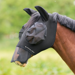 Vliegenmasker met neus Imperial Riding Trail ride Zwart