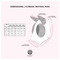 Vliegenmasker Imperial Riding Trail ride Roze Vliegenmasker Imperial Riding Trail ride Roze