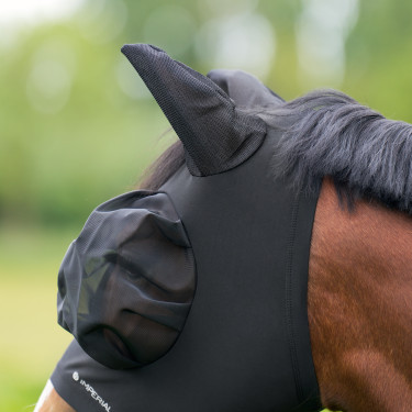 Vliegenmasker Imperial Riding Trail ride Zwart