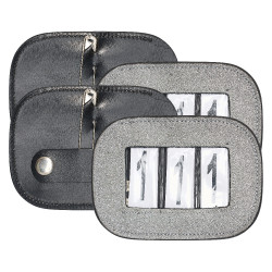 Nummer van de competitie HV Polo Gloria square per 2 Zilverkleurig Grijs