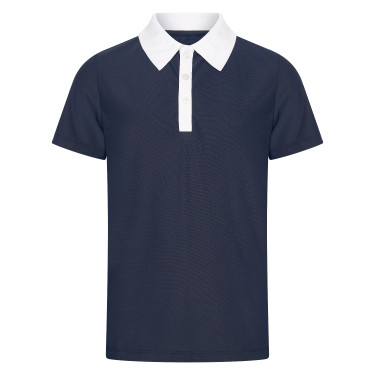 Poloshirt HV Polo Robby Kinderen Marine Marineblauw Poloshirt HV Polo Robby Kinderen Marine Marineblauw