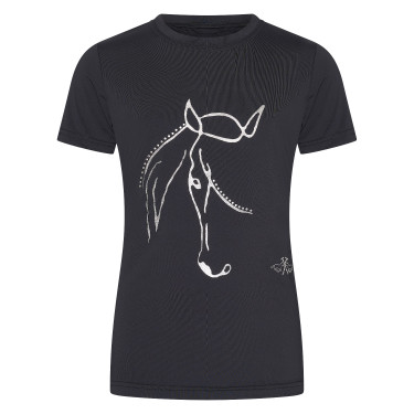 T-shirt HV Polo Wendy Kinderen Zwart