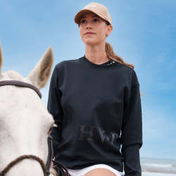 Tech sweat HV Polo Jenna Zwart