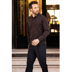 Chino broek Harcour Adam Zwart