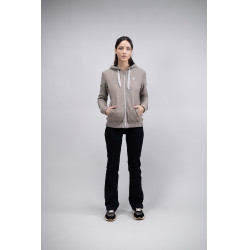 Hoodie Harcour Swai Taupe Bruin
