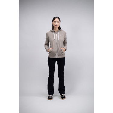 Hoodie Harcour Swai Taupe Bruin