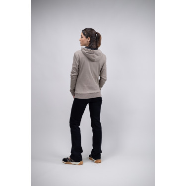 Hoodie Harcour Swai Taupe Bruin