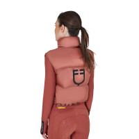 Kort damesvest met ritssluiting Equestro Sodalietblauw Kort damesvest met ritssluiting Equestro Sodalietblauw