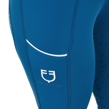 Dameslegging met volledige grip Classic Equestro Koraalblauw Dameslegging met volledige grip Classic Equestro Koraalblauw