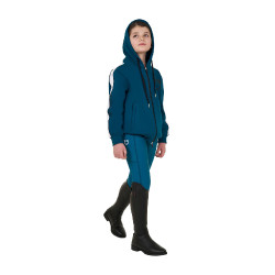 Meisjeslegging met grip en Equestro-logo Koraalblauw