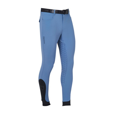 Strakke broek met volledige grip heren Aria Equestro Beringzee Blauw Strakke broek met volledige grip heren Aria Equestro Beringzee Blauw