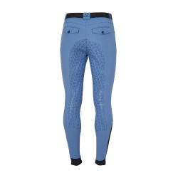 Strakke broek met volledige grip heren Aria Equestro Beringzee Blauw Strakke broek met volledige grip heren Aria Equestro Beringzee Blauw