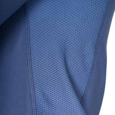 Trainingspolo met lange mouwen voor heren, slim fit Equestro Beringzee Blauw