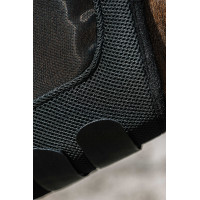 Vliegenmasker anti-UV Equithème Mesh met neus Zwart Vliegenmasker anti-UV Equithème Mesh met neus Zwart