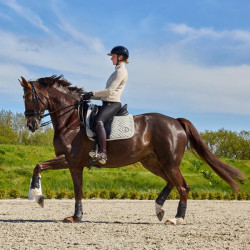 Zadeldek Kingsland KLNexus dressuur gemengde stof Mengeling van straatstenen Multicolor