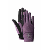 Horze Fay JR Handschoenen Zwarte pruim