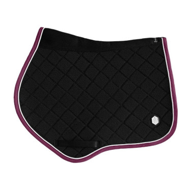Zadeldoek Mesh fluweel 3D ProConfort Dynamix Zwart / bordeaux