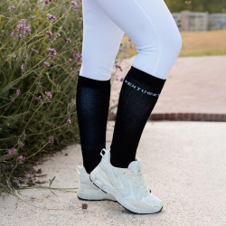 Kentucky Glinsterende Sokken Set van 3 Zwart