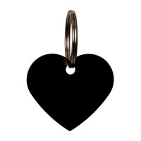 Graveerbare Medaille in Hartvorm Grooming Deluxe by Kentucky Zwart