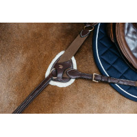 Beschermpad van kunstschapenvacht voor 5-punts jachtcollier Dy'on Bruin Beschermpad van kunstschapenvacht voor 5-punts jachtcollier Dy'on Bruin