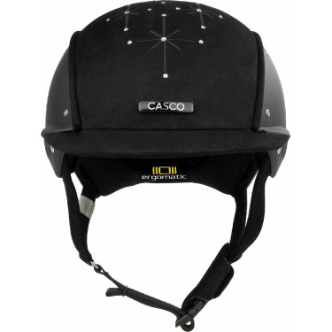 Helm Casco Apart Iconisch Briljant zwart kristallen medium