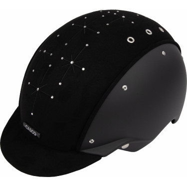Helm Casco Apart Iconisch Briljant zwart kristallen medium