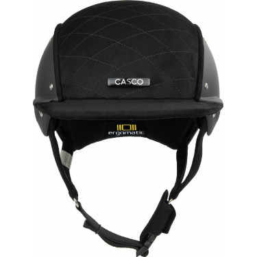 Helm Casco Apart Iconic Embellis zwart gewatteerd in het midden