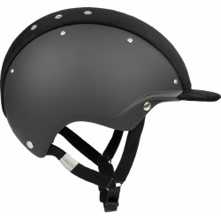 Helm Casco Apart Iconic Embellis zwart gewatteerd in het midden