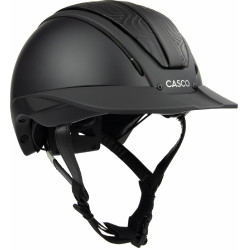 Helm Casco Duell One Iconic Finesse Zwart met gewatteerd midden
