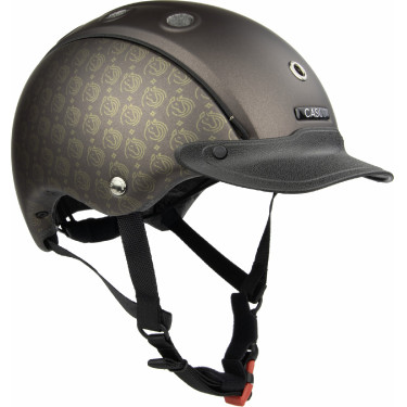 Casque Casco Choice Iconic Starlit kastanjebruin