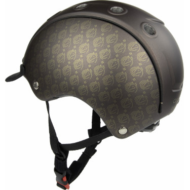 Casque Casco Choice Iconic Starlit kastanjebruin
