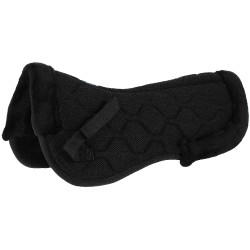 Equithème Hexa mesh schokdemper Zwart / zwart Equithème Hexa mesh schokdemper Zwart / zwart