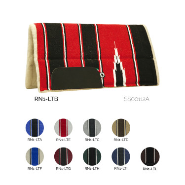 Western Zadeldek Pony Navajo met Synthetische Onderkant Lakota Western Zadeldek Pony Navajo met Synthetische Onderkant Lakota