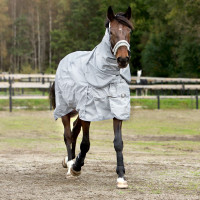 Waterdichte deken Nevada Horze 600 denier Glanzend grijs Waterdichte deken Nevada Horze 600 denier Glanzend grijs