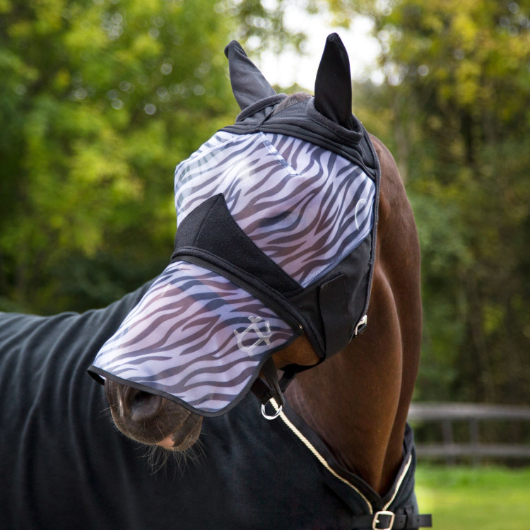 Vliegenmasker Zebra Horze Vliegenmasker Zebra Horze